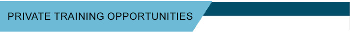 Private Training Opportunities