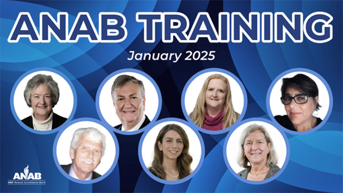 Upcoming ANAB Training Courses in January 2025