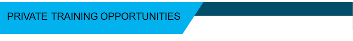 Private Training Opportunities Private Training Opportunities